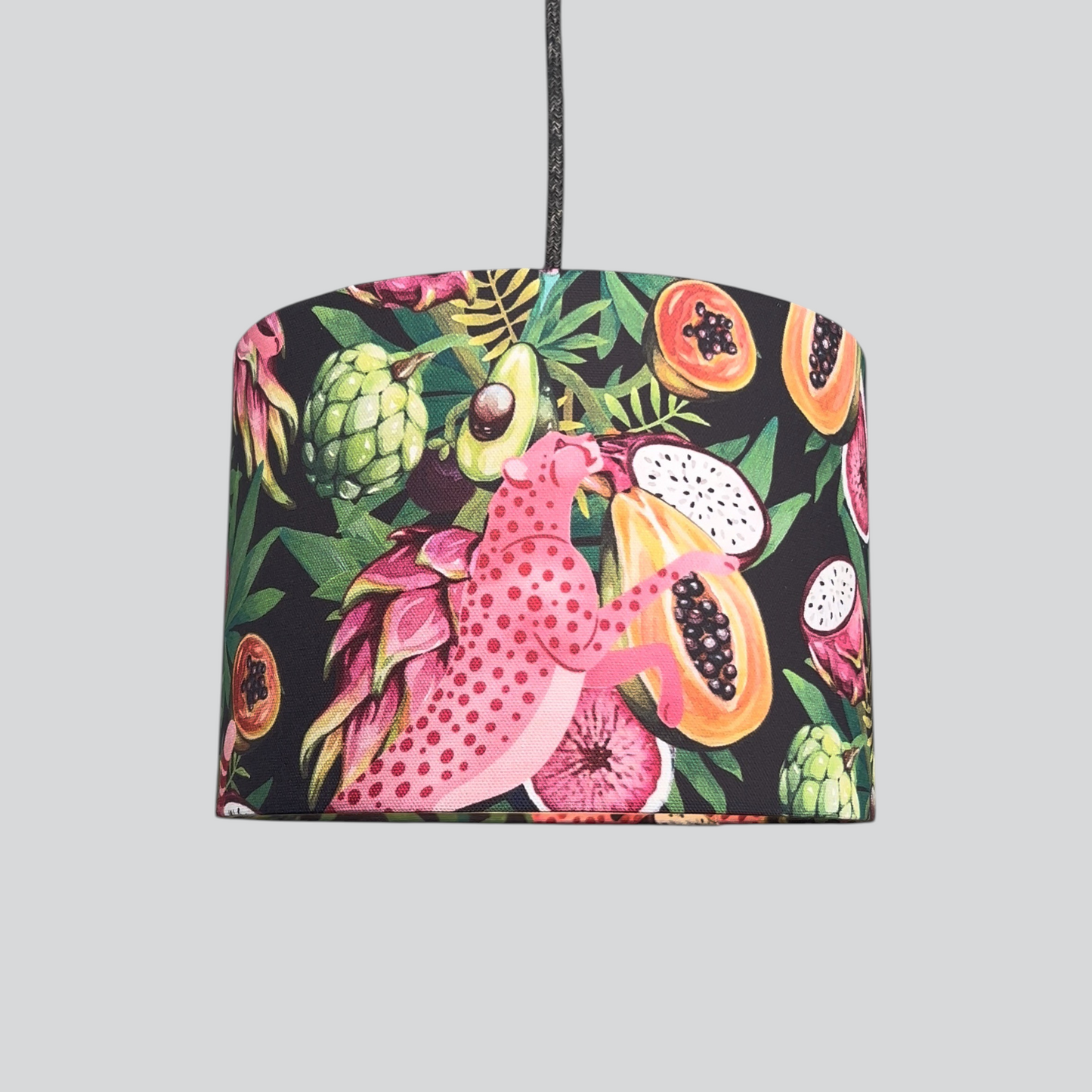 Lampenschirm „Jaguar & Fruits“