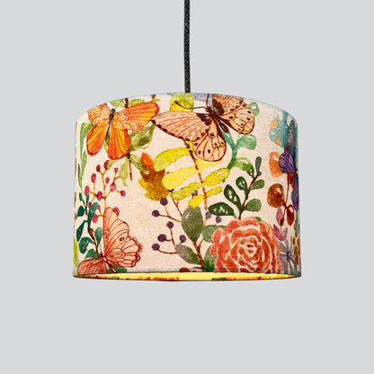 Lampenschirm „Butterflys & Flowers“