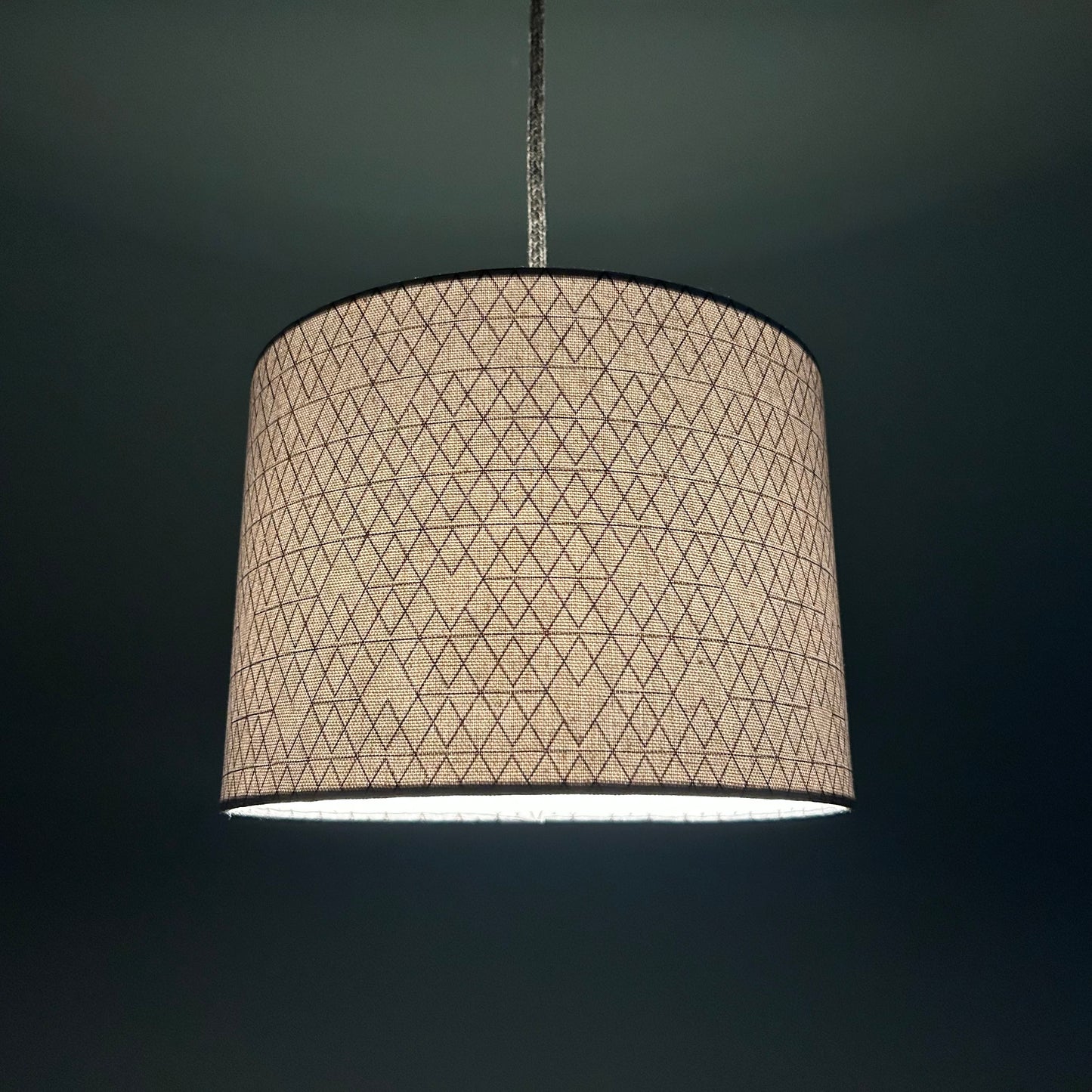 Lampenschirm „Rhombus & Triangles“