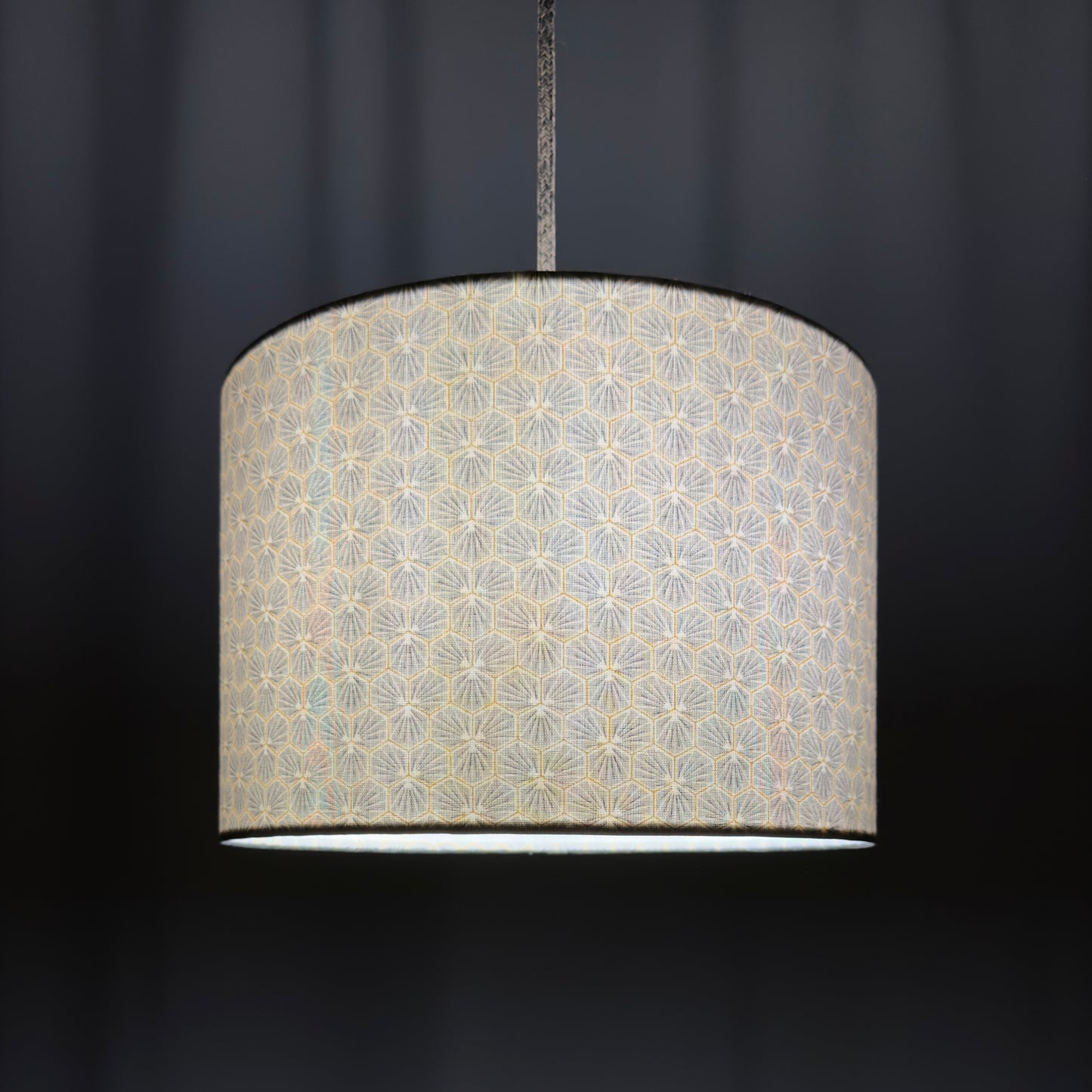 Lampenschirm „Golden Geometry“