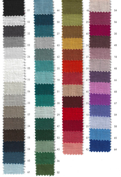 Lampenschirm aus Leinen - 56 Farben zur Auswahl