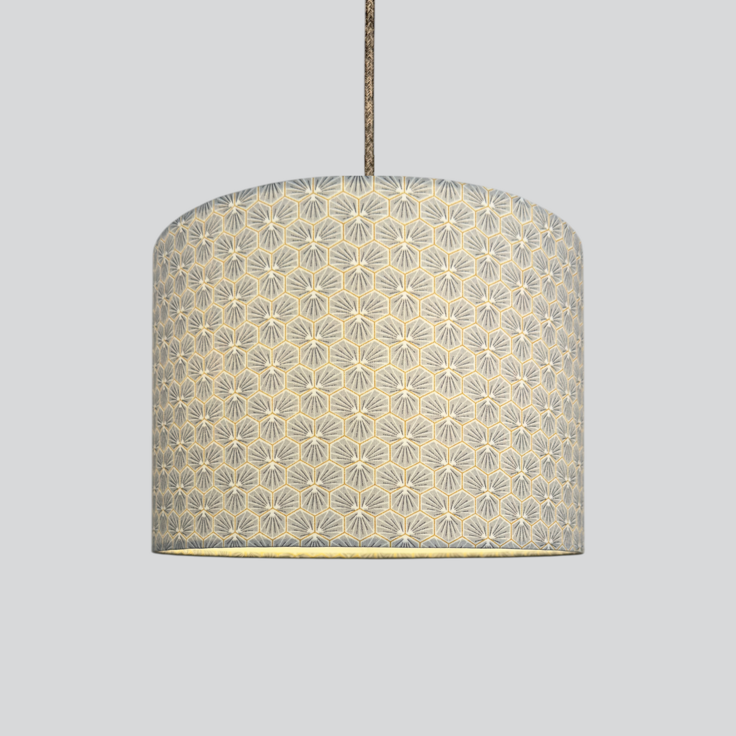 Lampenschirm „Golden Geometry“