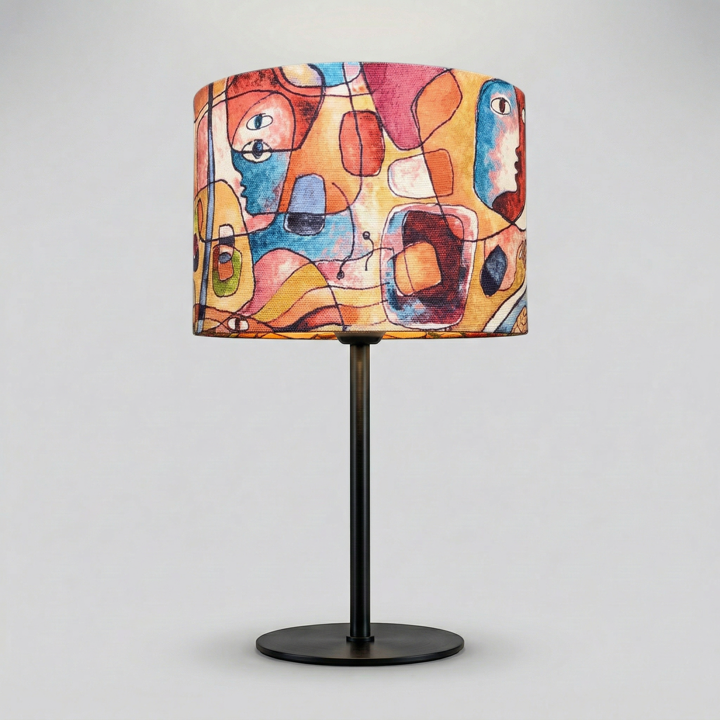 Lampenschirm „Abstract Faces“