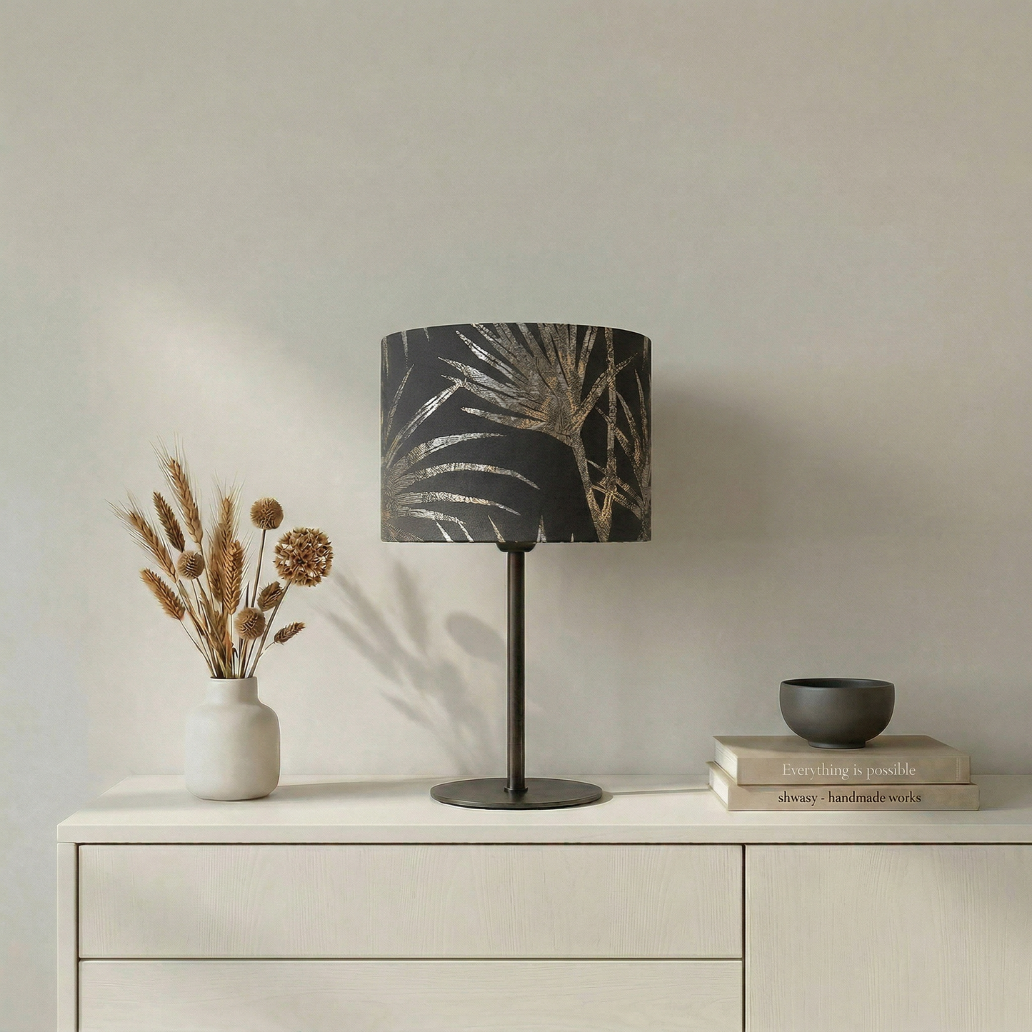 Lampenschirm „Silver Palms“