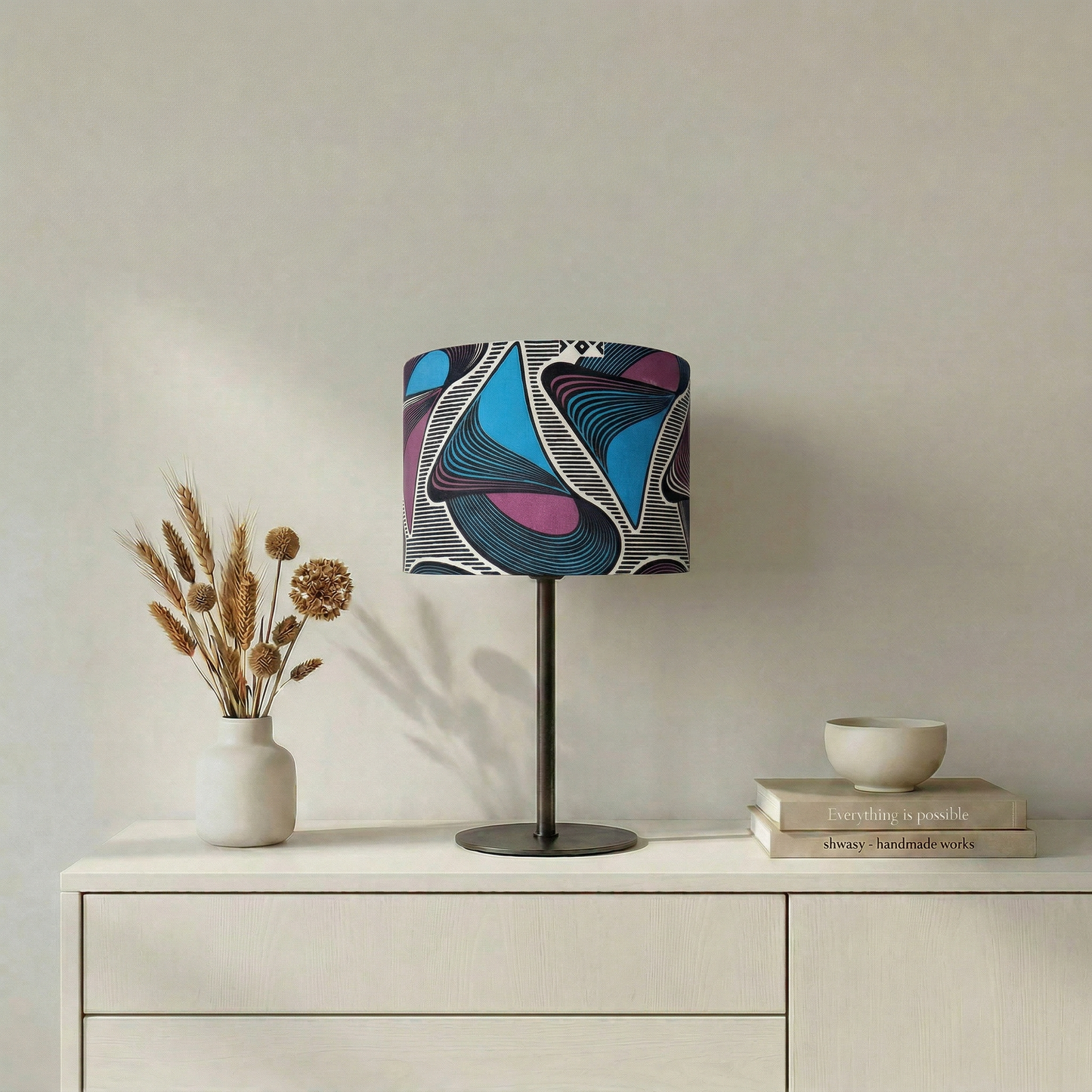 Lampenschirm „Blue Shell“
