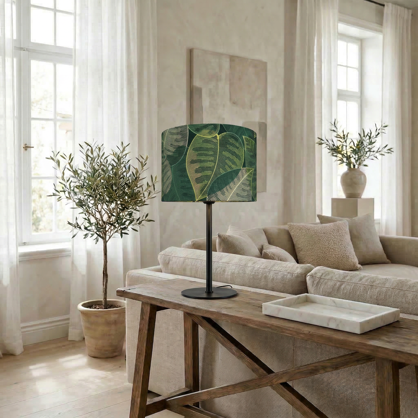 Lampenschirm „Minimalist Leaves“