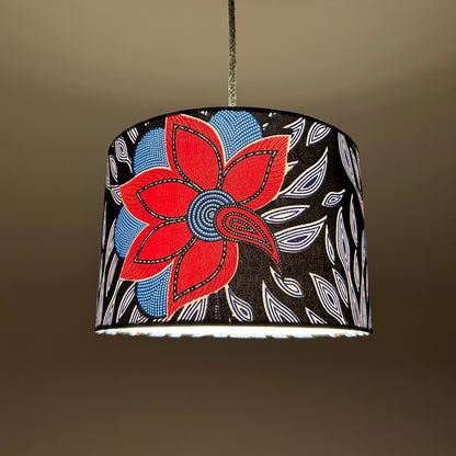 Lampenschirm „Red Flowers“