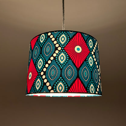 Lampenschirm „Red Diamonds“