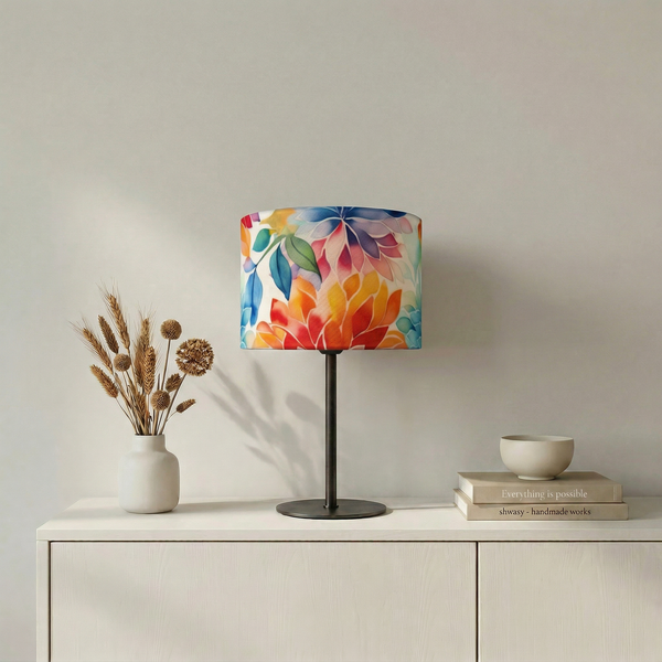 Lampenschirm „Watercolor Bloom“