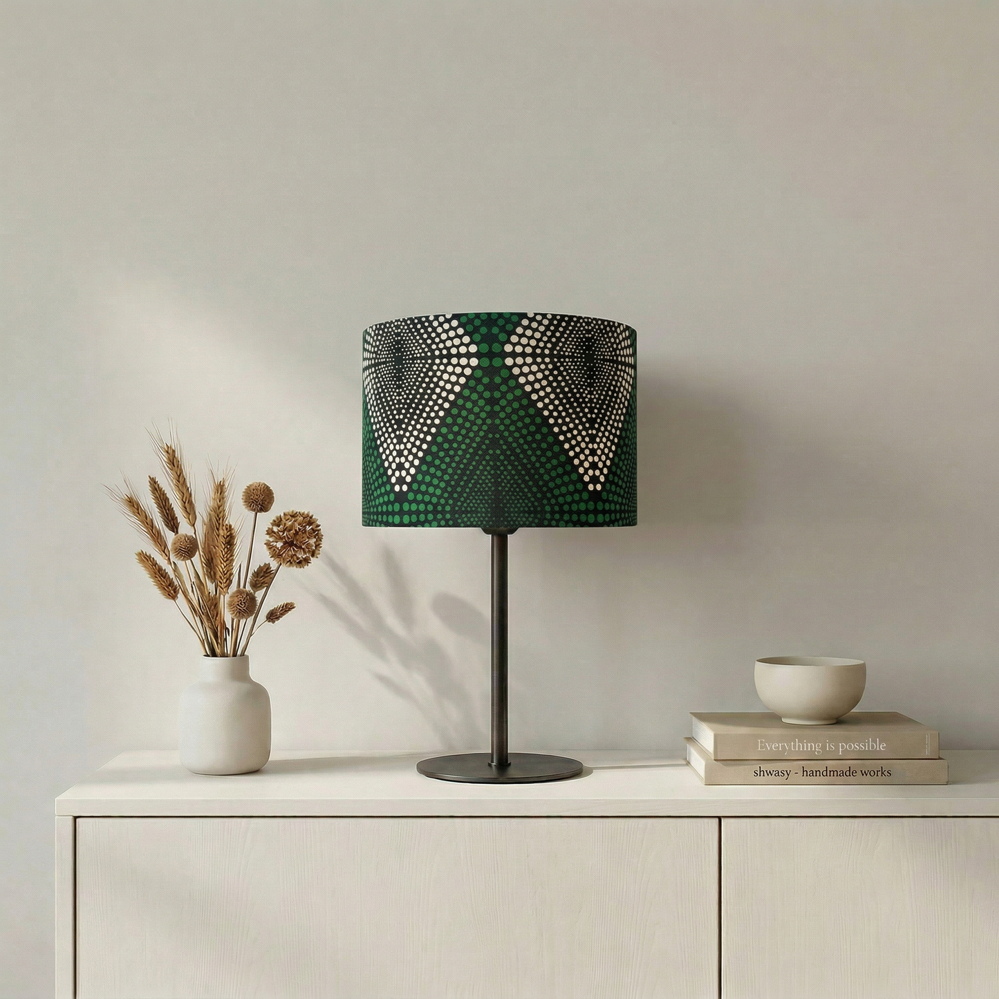 Lampenschirm „Green Diamonds“