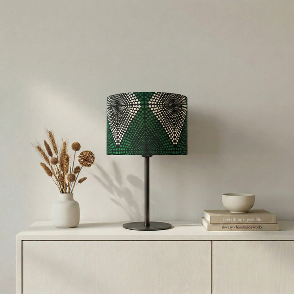 Lampenschirm „Green Diamonds“