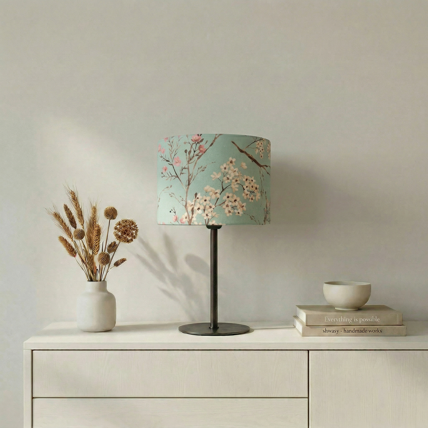 Lampenschirm „Cherry Blossom Mint“