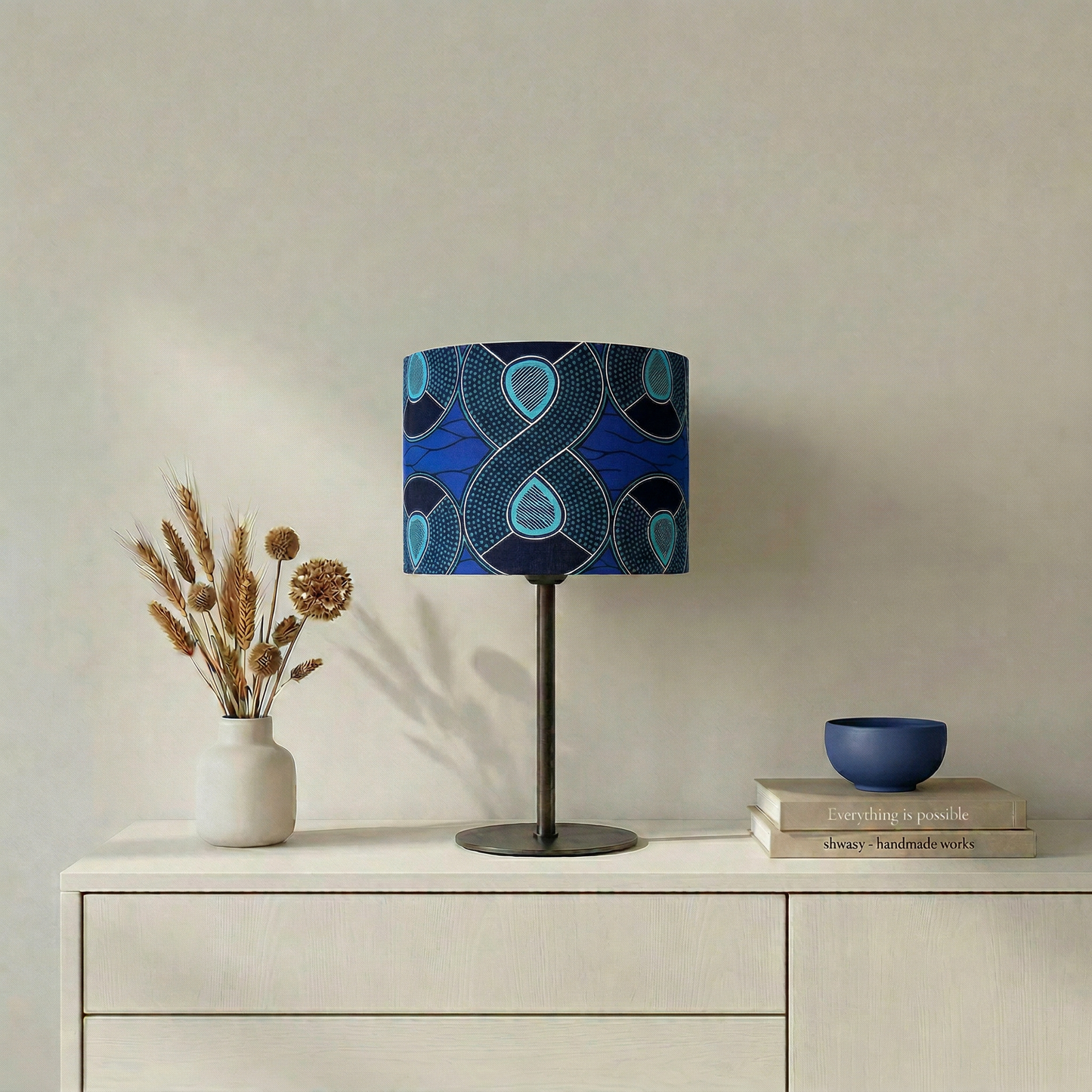 Lampenschirm „Blue Eight“