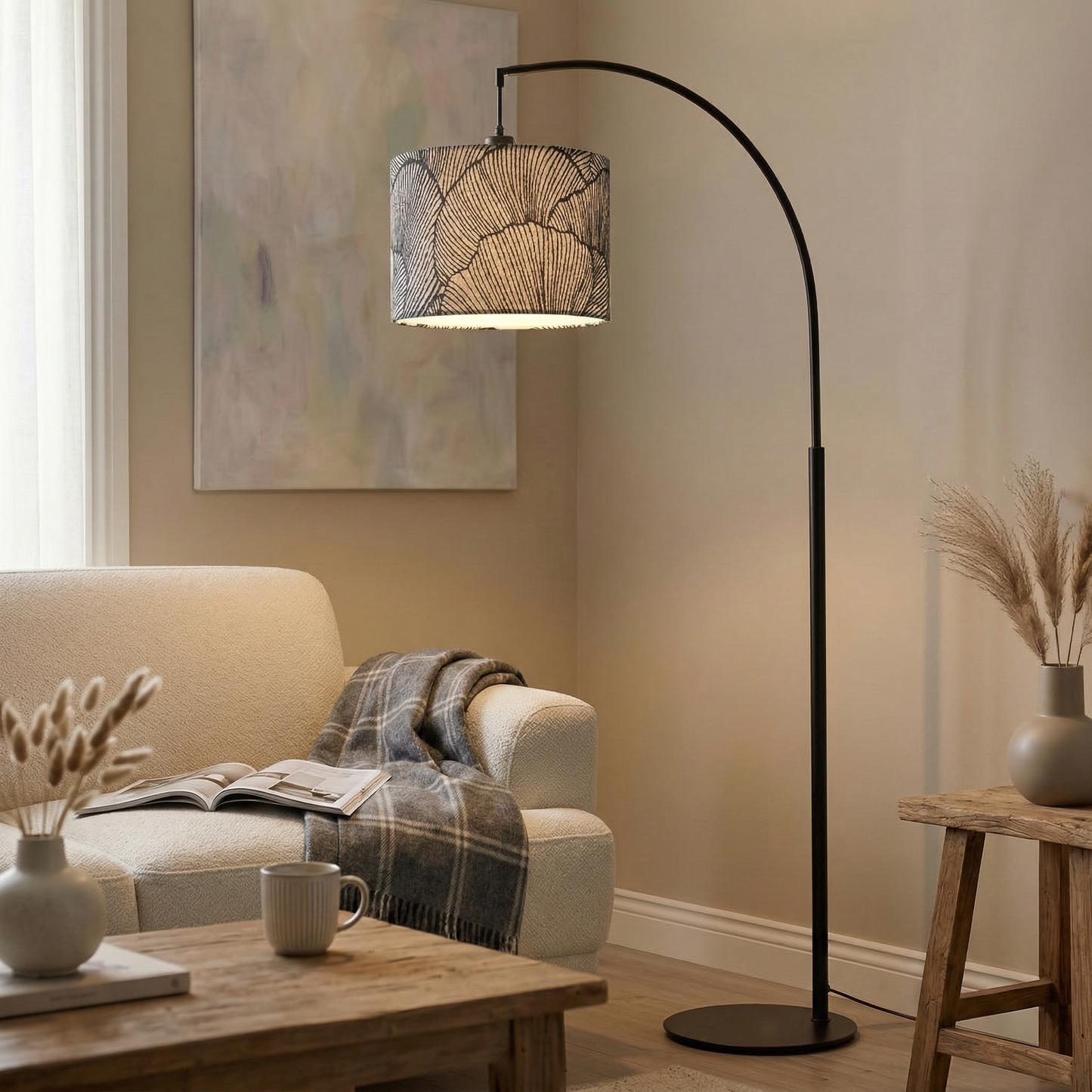 "Ravello Ginkgo" lampshade