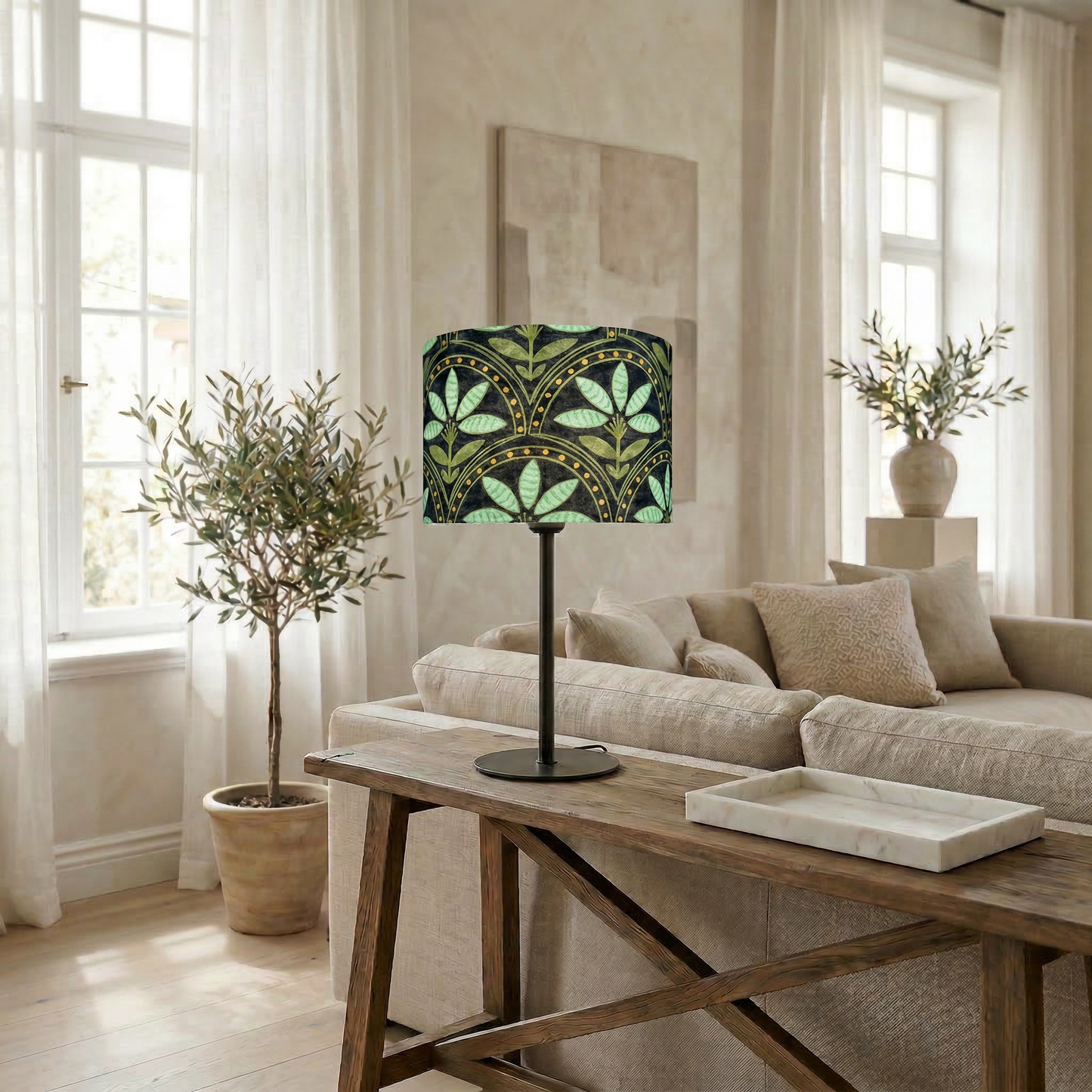 Lampenschirm „Geometric Floral“