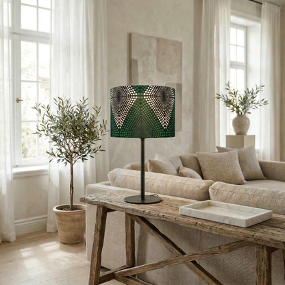 Lampenschirm „Green Diamonds“