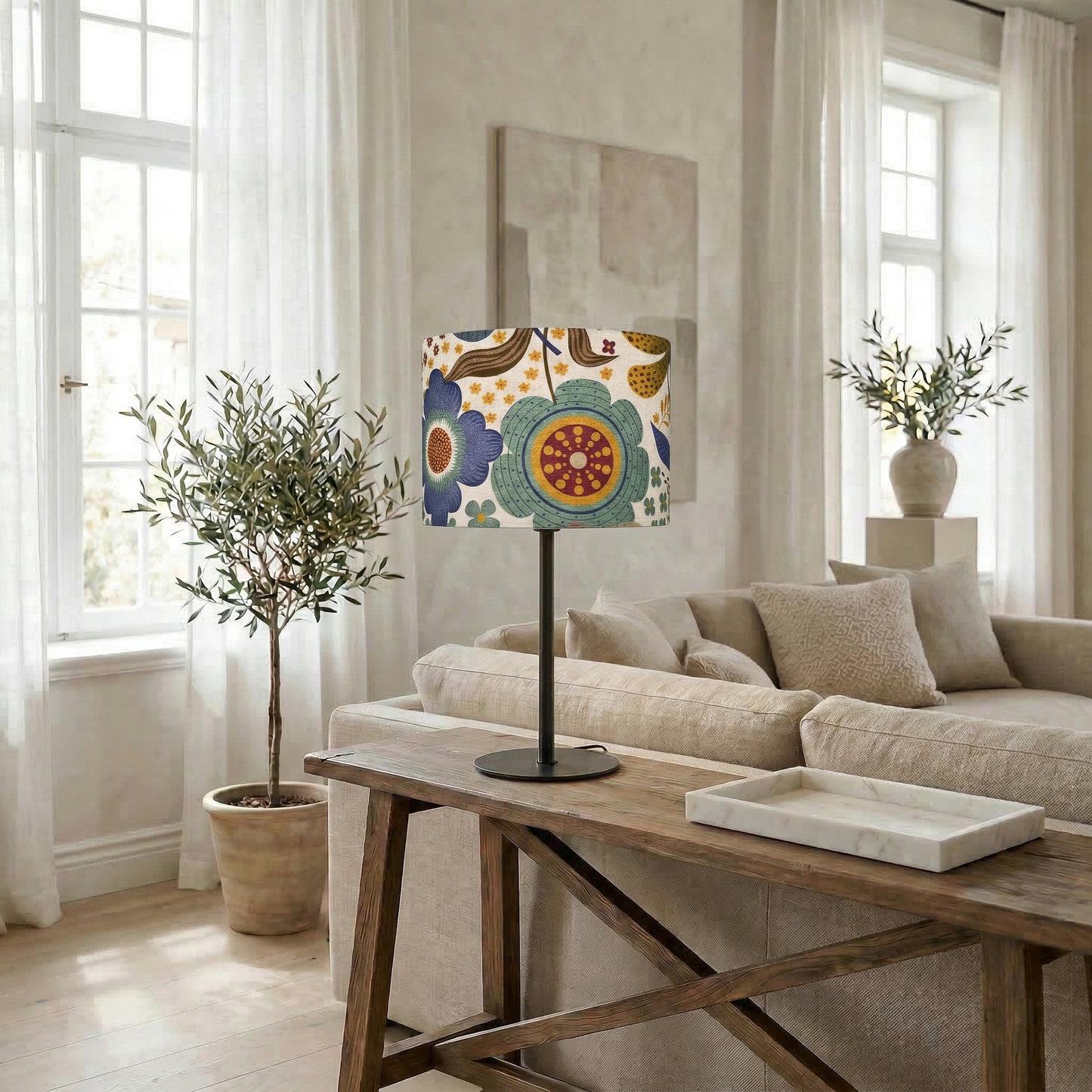 Lampenschirm „Retro Bloom“