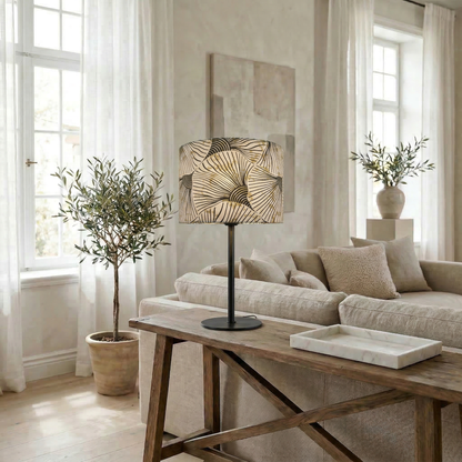 Lampshade "Big Ginkgo Leaves"