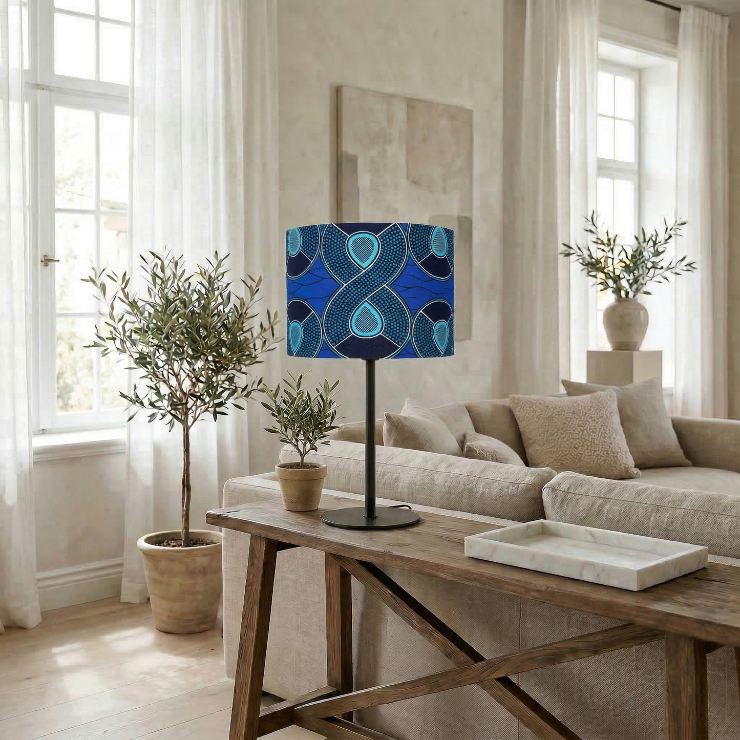Lampenschirm „Blue Eight“