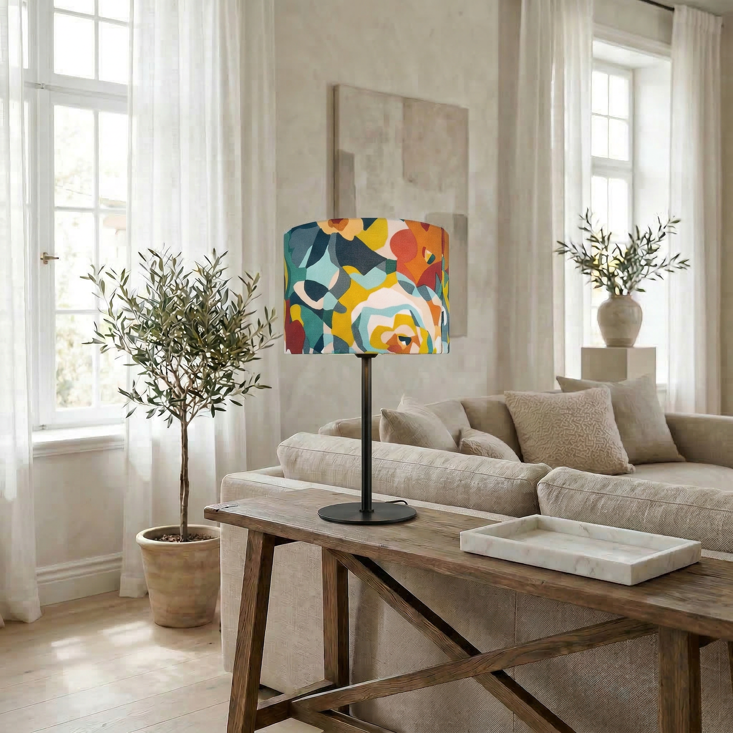 Lampenschirm „Abstract Roses“