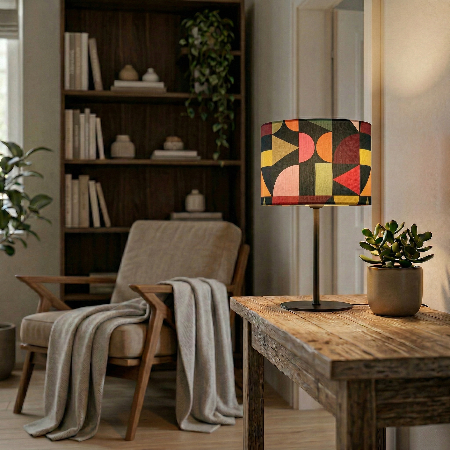 Lampenschirm „Geometric Retro“