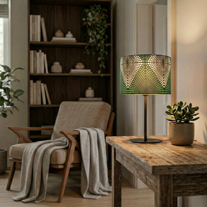 Lampenschirm „Green Diamonds“